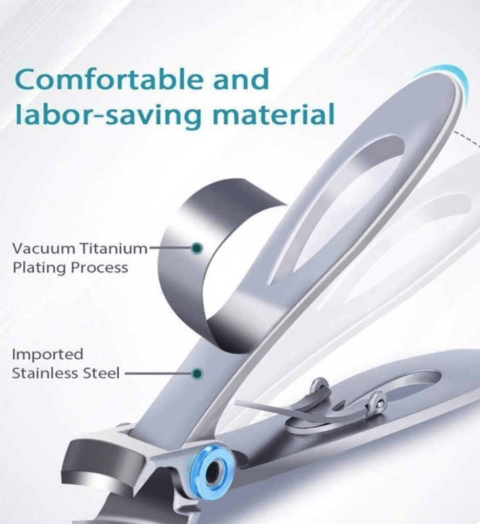Precision Stainless Steel Nail Clippers for Smooth, Clean Cuts
