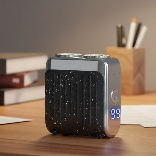 Compact electric shaver for gentle & precise