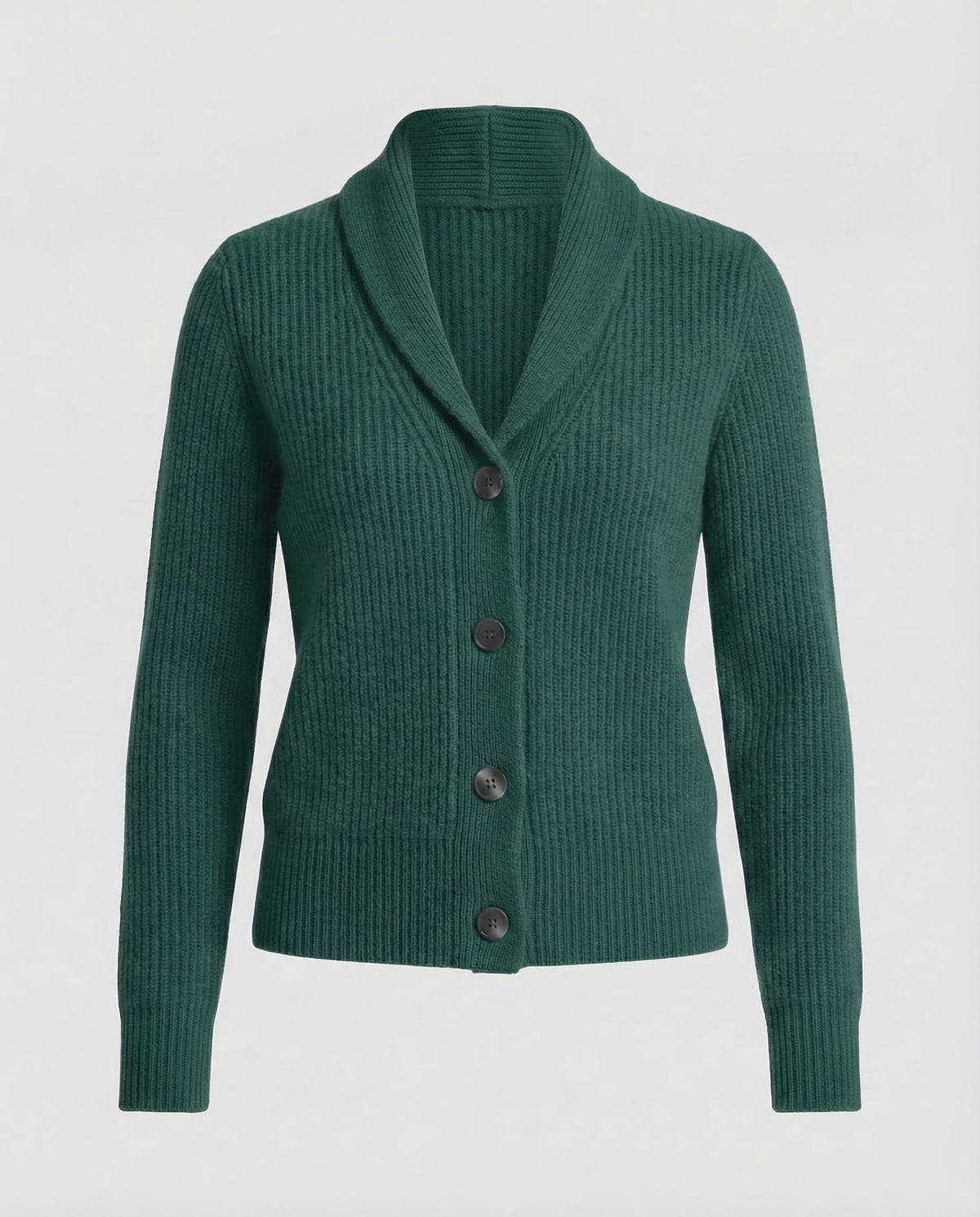 Women's Knit Cardigan with Lapel Collar