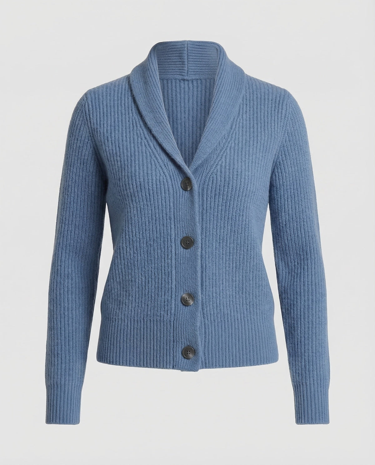 Women's Knit Cardigan with Lapel Collar
