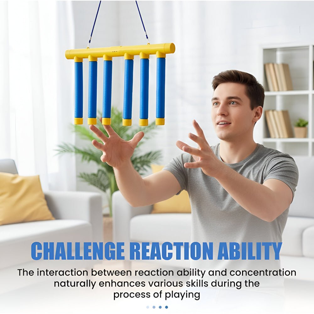 Kids Reflex Game Reaction Trainer with Falling Stick Challenge