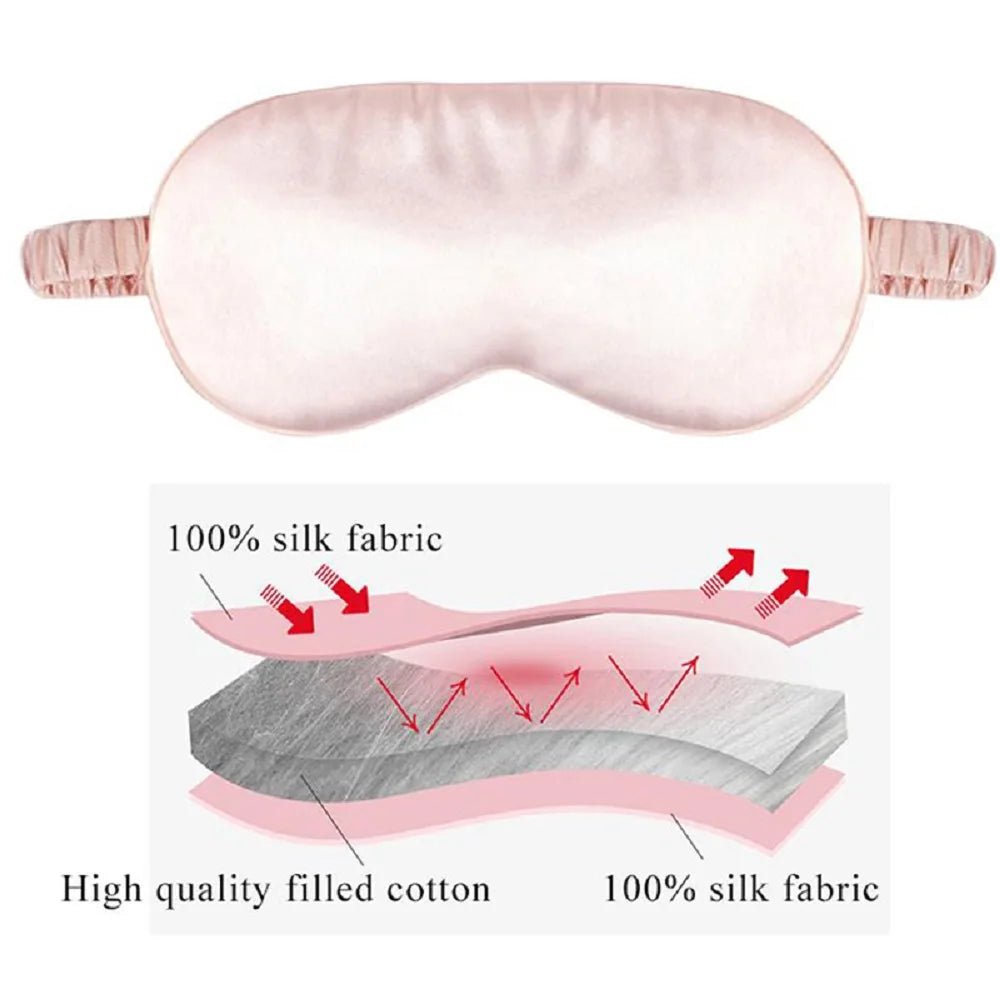 Lightweight Silk-Feel Sleep Mask for Restful Darkness