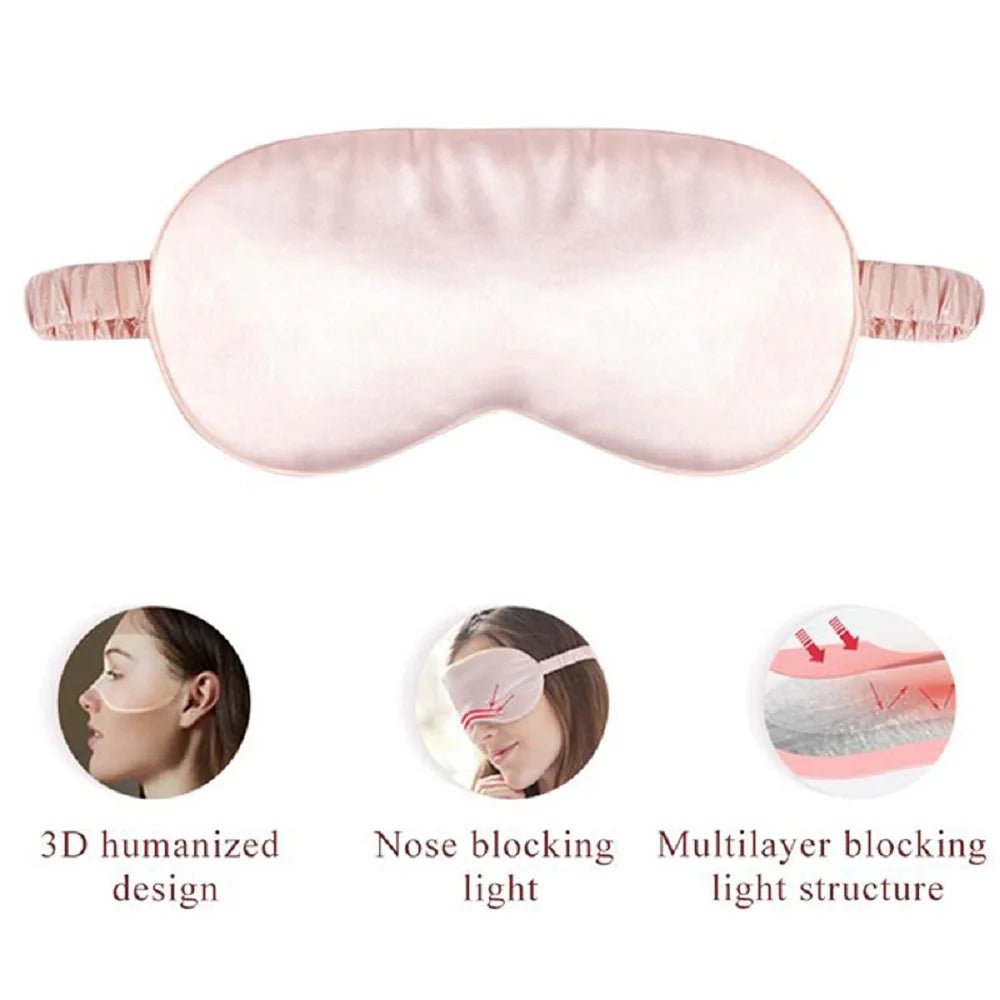 Lightweight Silk-Feel Sleep Mask for Restful Darkness