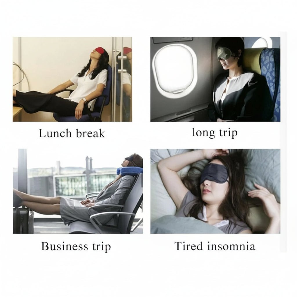 Lightweight Silk-Feel Sleep Mask for Restful Darkness