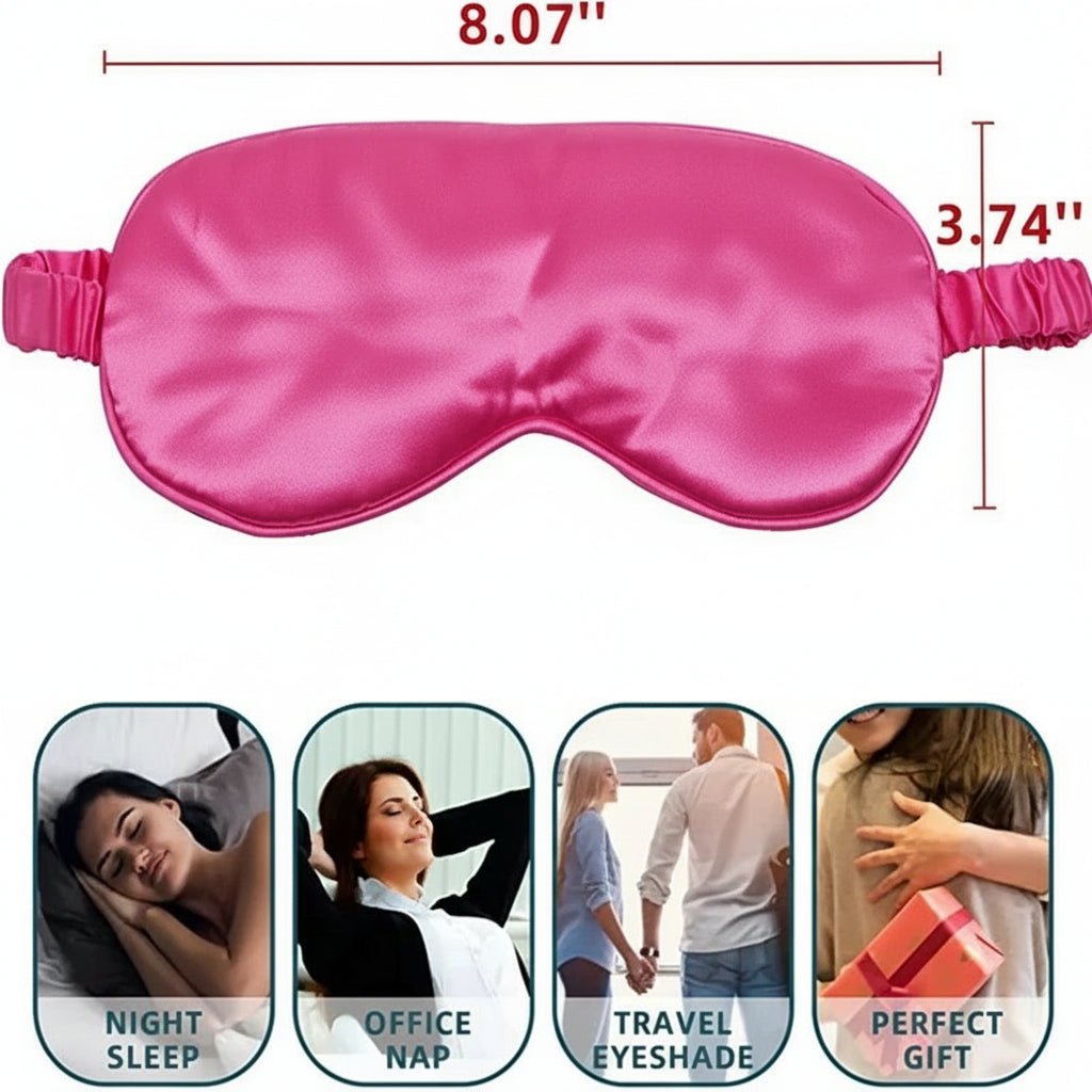 Lightweight Silk-Feel Sleep Mask for Restful Darkness