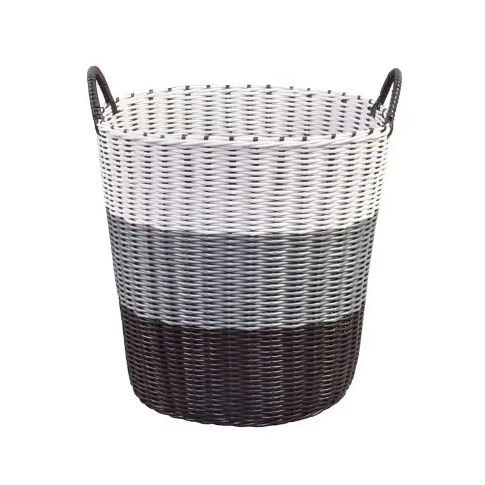Foldable Rattan-Style Storage for Tidy Homes