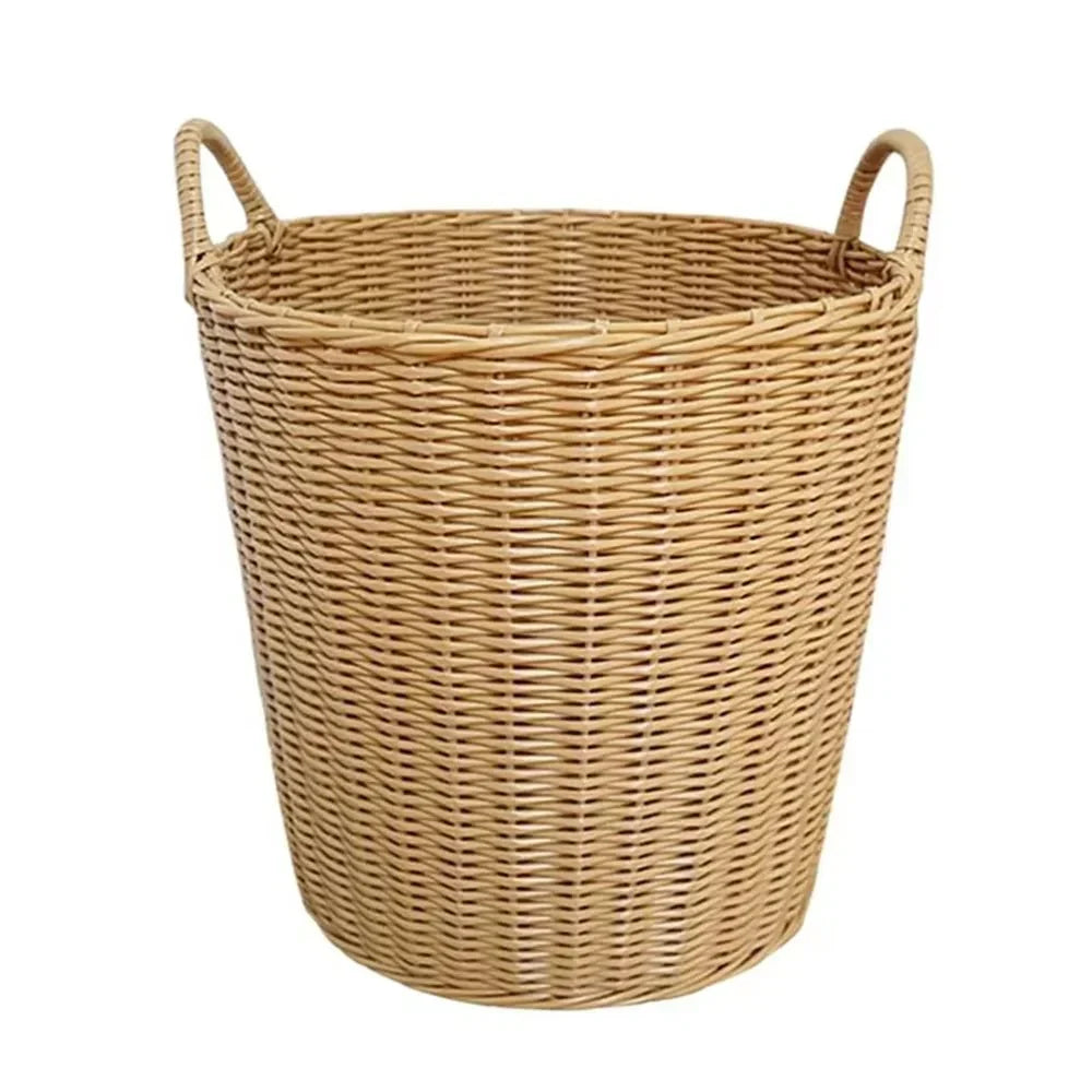 Foldable Rattan-Style Storage for Tidy Homes