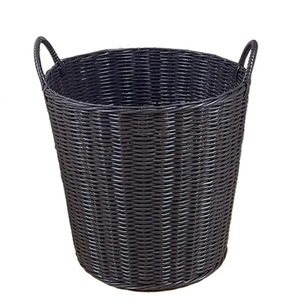 Foldable Rattan-Style Storage for Tidy Homes