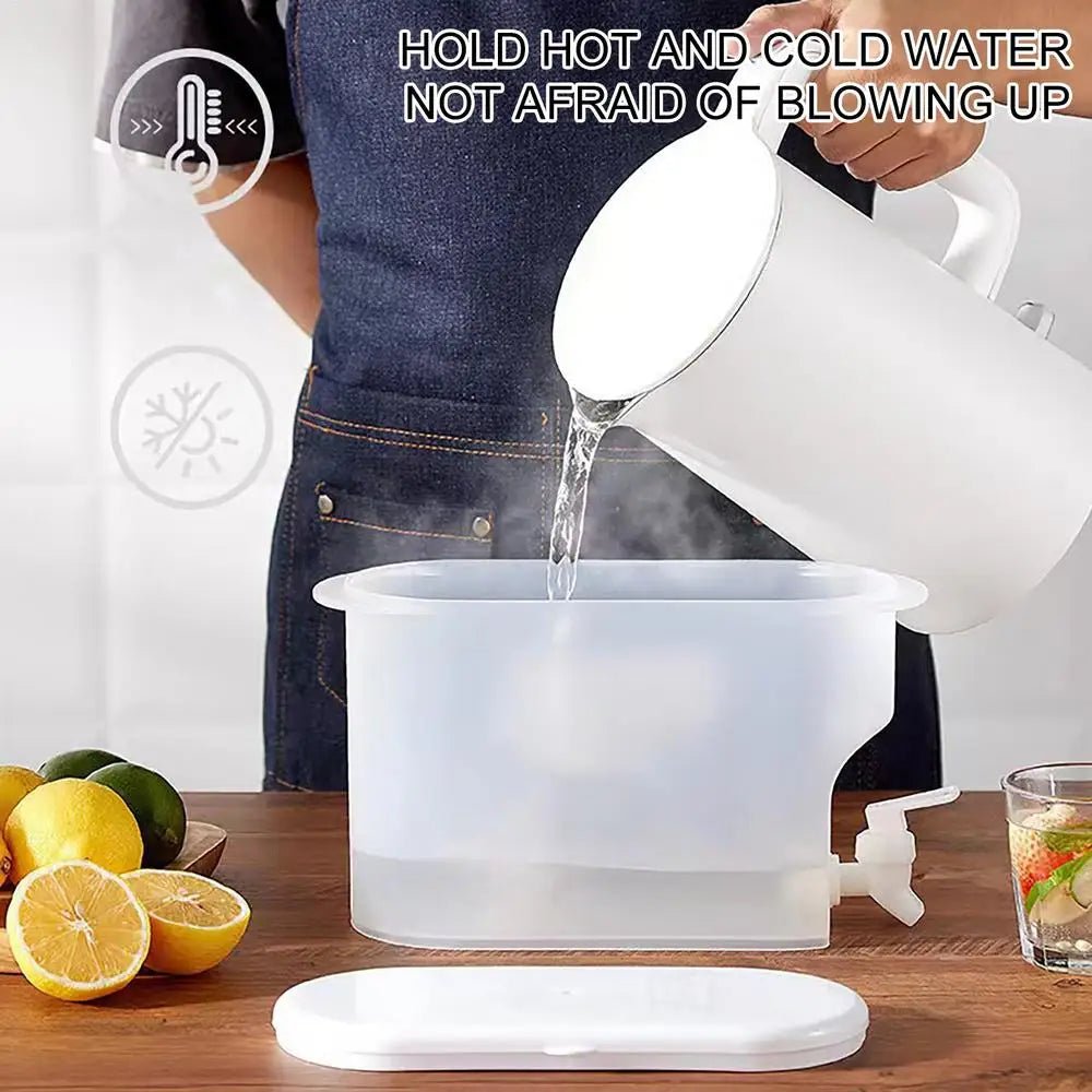 Compact Cold Beverage Dispenser with Faucet for Daily Use