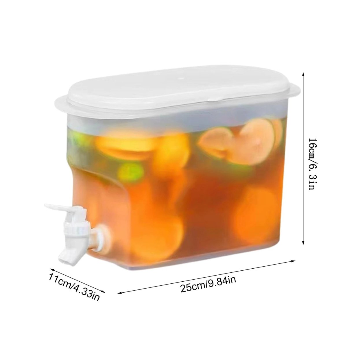 Compact Cold Beverage Dispenser with Faucet for Daily Use