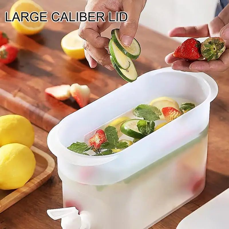 Compact Cold Beverage Dispenser with Faucet for Daily Use
