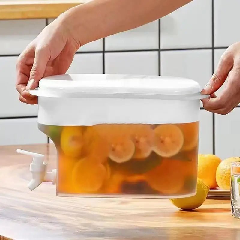 Compact Cold Beverage Dispenser with Faucet for Daily Use