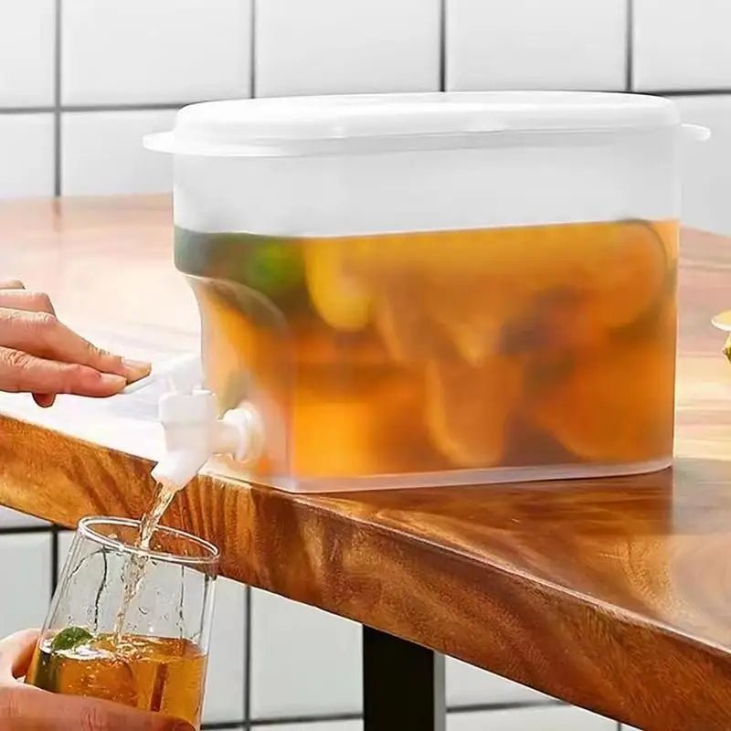 Compact Cold Beverage Dispenser with Faucet for Daily Use