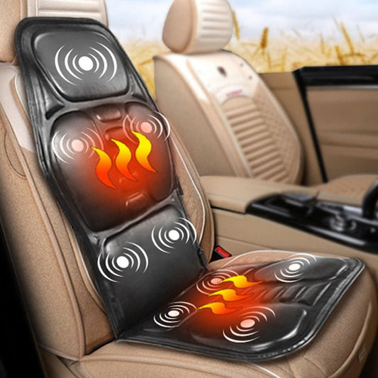 Electric Back Massager – Vibrating Massage Cushion with Heat Function – Ergonomic Design for Home, Office, Travel Use