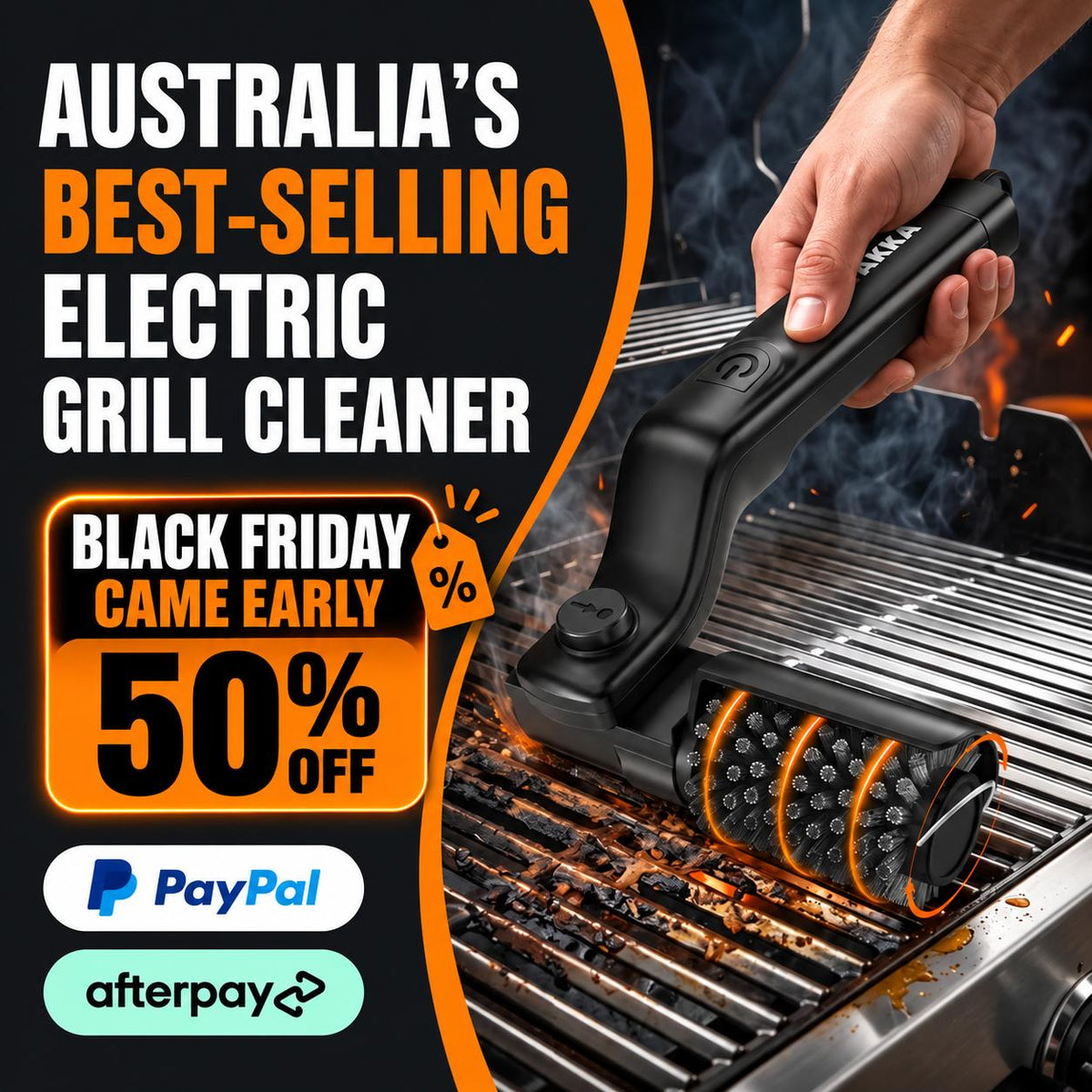 Electric BBQ Grill Cleaning Brush
