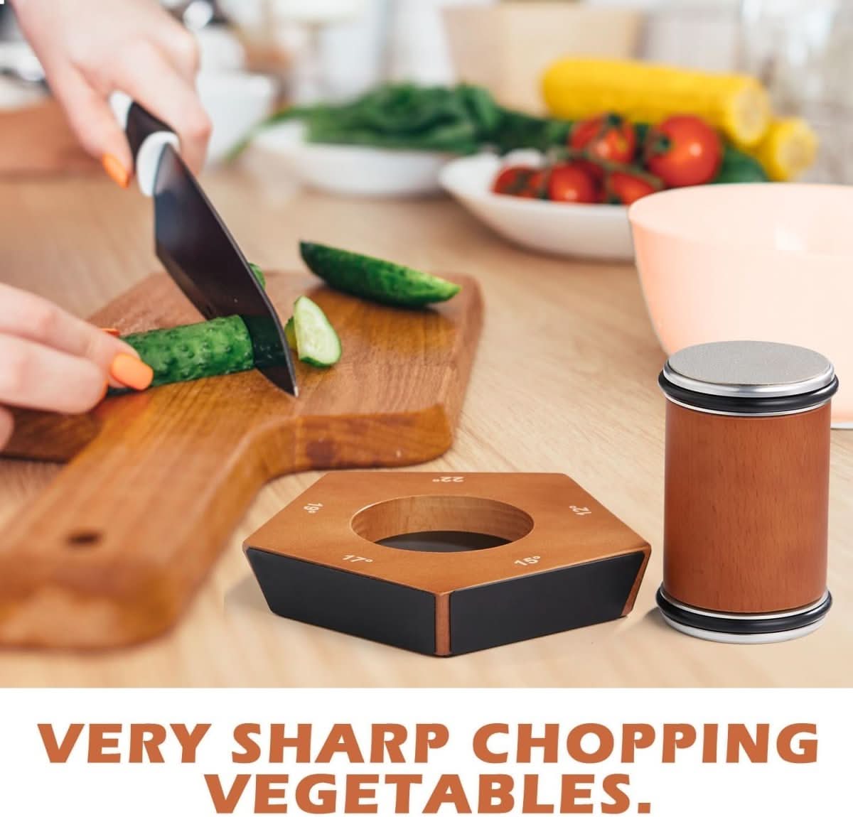 Manual Diamond Roller Knife Sharpener for Effortless Precision