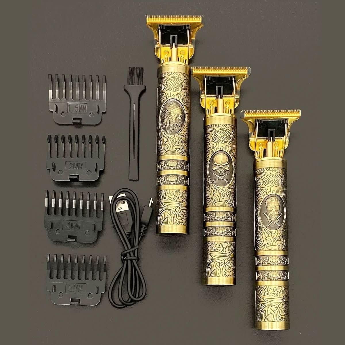 Vintage Rechargeable Beard Trimmer for Precise Results