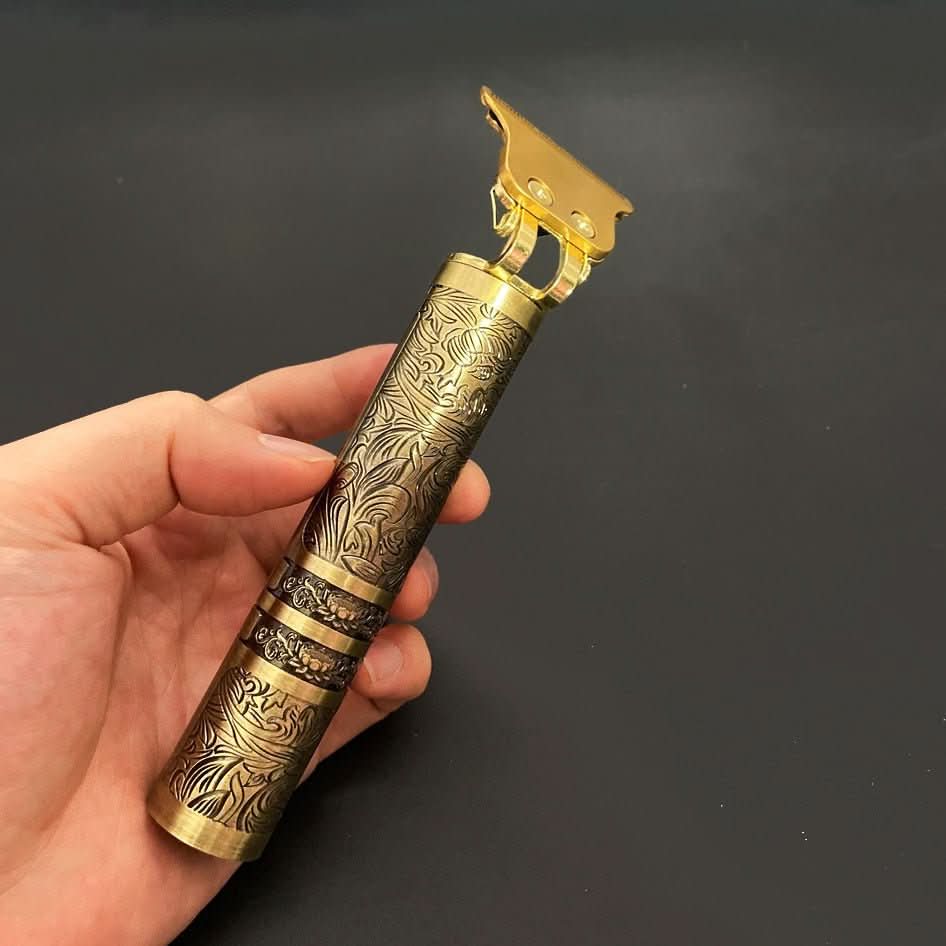 Vintage Rechargeable Beard Trimmer for Precise Results