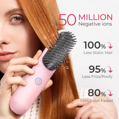 3-in-1 Heat Brush for Smooth, Frizz-Free Hair