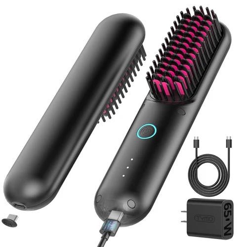 3-in-1 Heat Brush for Smooth, Frizz-Free Hair