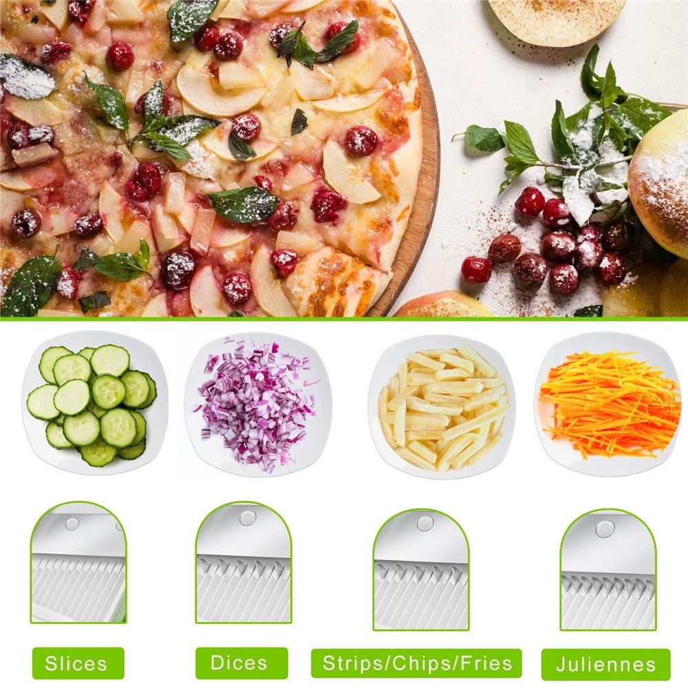 5-in-1 vegetable slicer for effortless preparation