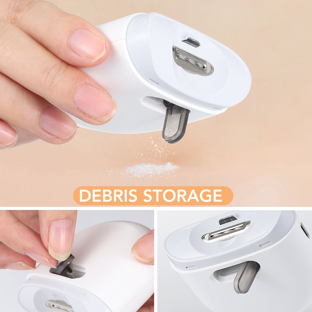 Electric Nail Clipper and Polisher for Precise Home Manicures