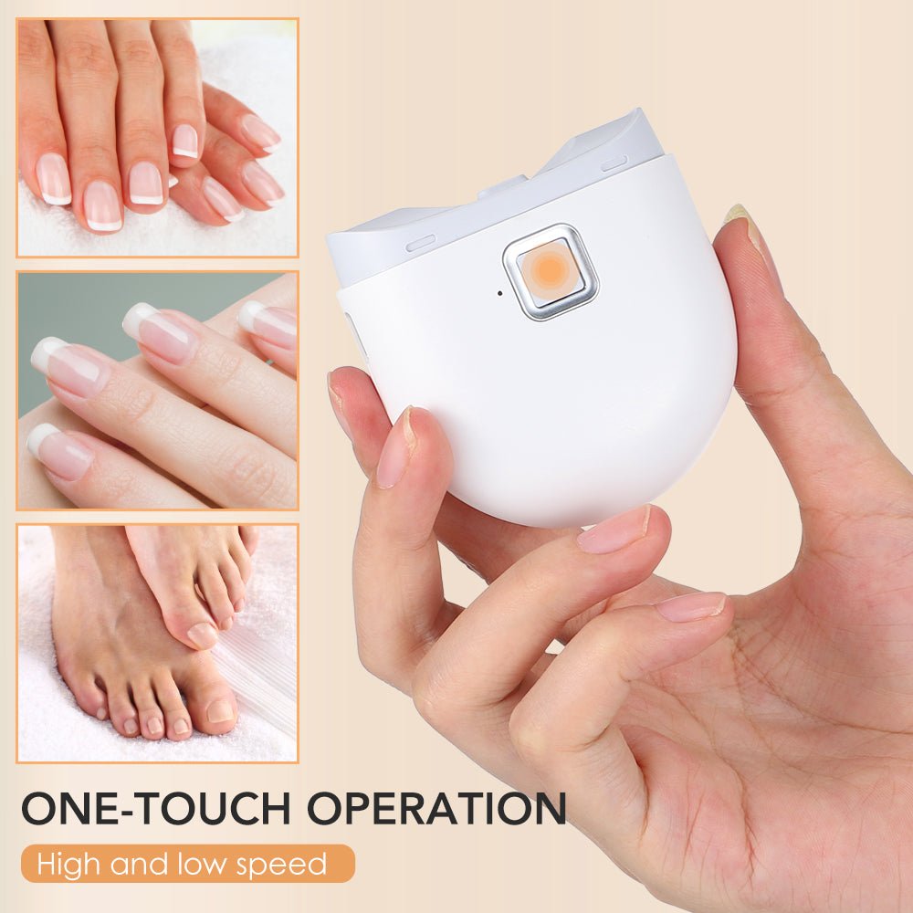 Electric Nail Clipper and Polisher for Precise Home Manicures