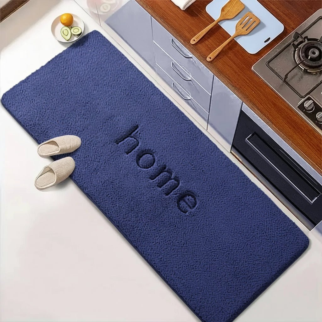 Non-Slip Absorbent Flannel Mat for Everyday Home Use