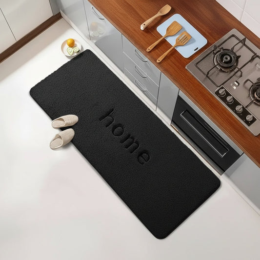 Non-Slip Absorbent Flannel Mat for Everyday Home Use