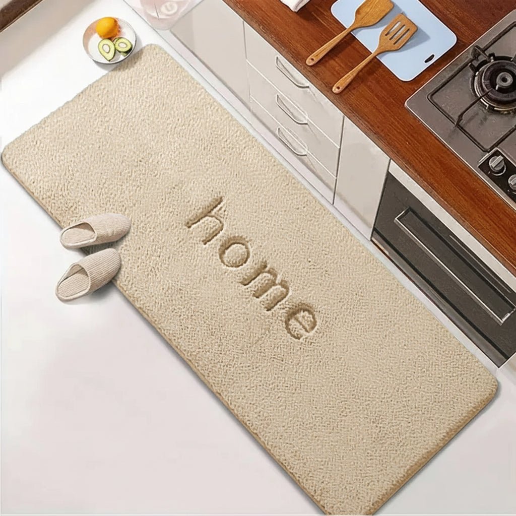 Non-Slip Absorbent Flannel Mat for Everyday Home Use