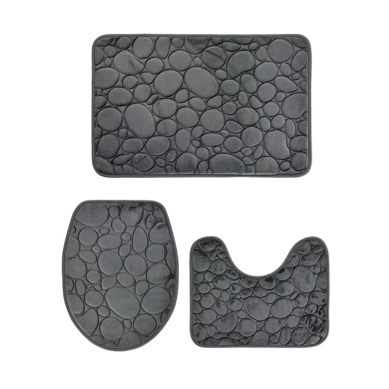 3-Piece Non-Slip Bathroom Mat Set with Comfort & Style