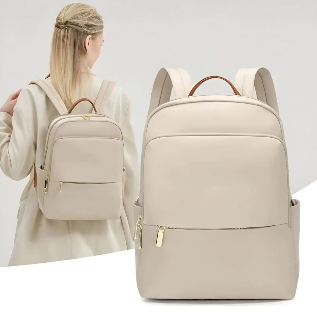 Stylish Multifunctional Women's Backpack for Work, Travel & Daily Use