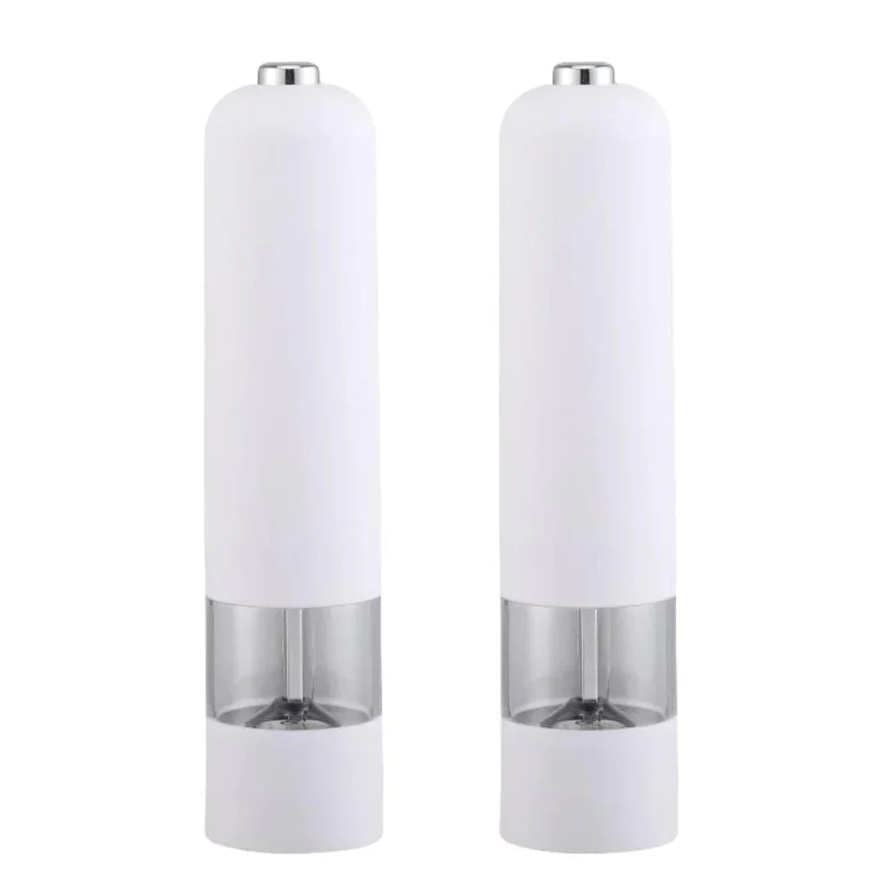 Electric Salt and Pepper Grinder Set with One-Handed Operation and Built-In Light