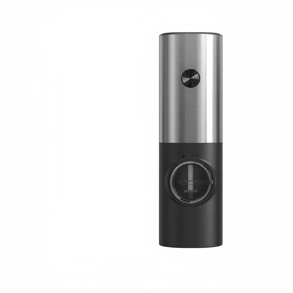 Electric Salt and Pepper Grinder Set with LED Light and Adjustable Thickness