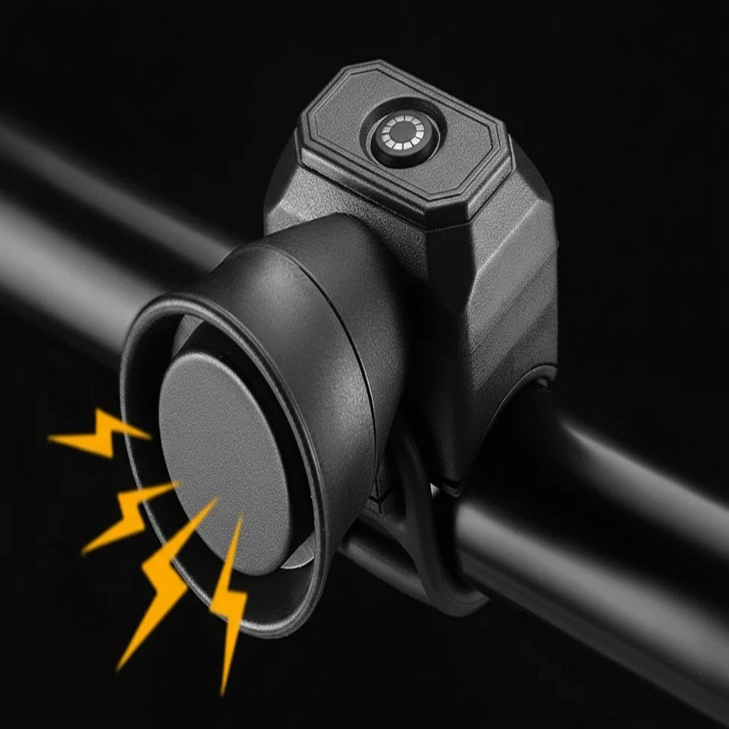 USB Rechargeable Waterproof Bicycle Horn for Safe Riding