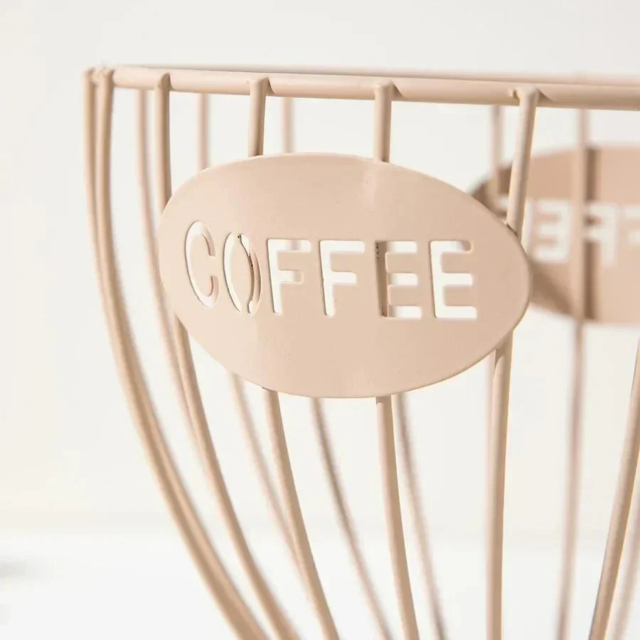 Stylish Home Shelf for Coffee Pods and Treats