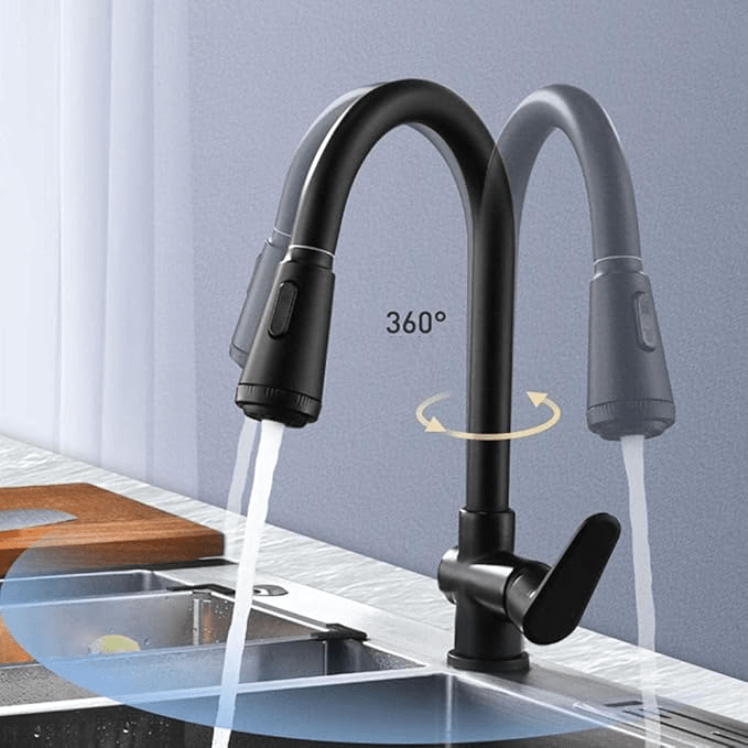 Modern Pull-Out Kitchen Faucet with Touch Sensor
