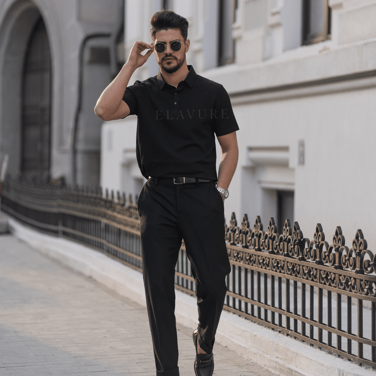 Men's Slim Fit Breathable Polo Shirt