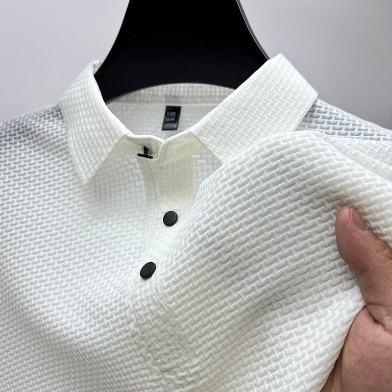 Men's Slim Fit Breathable Polo Shirt