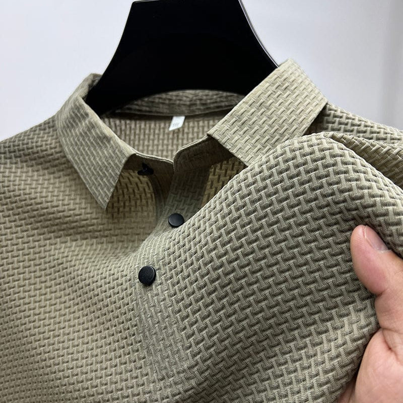 Men's Slim Fit Breathable Polo Shirt
