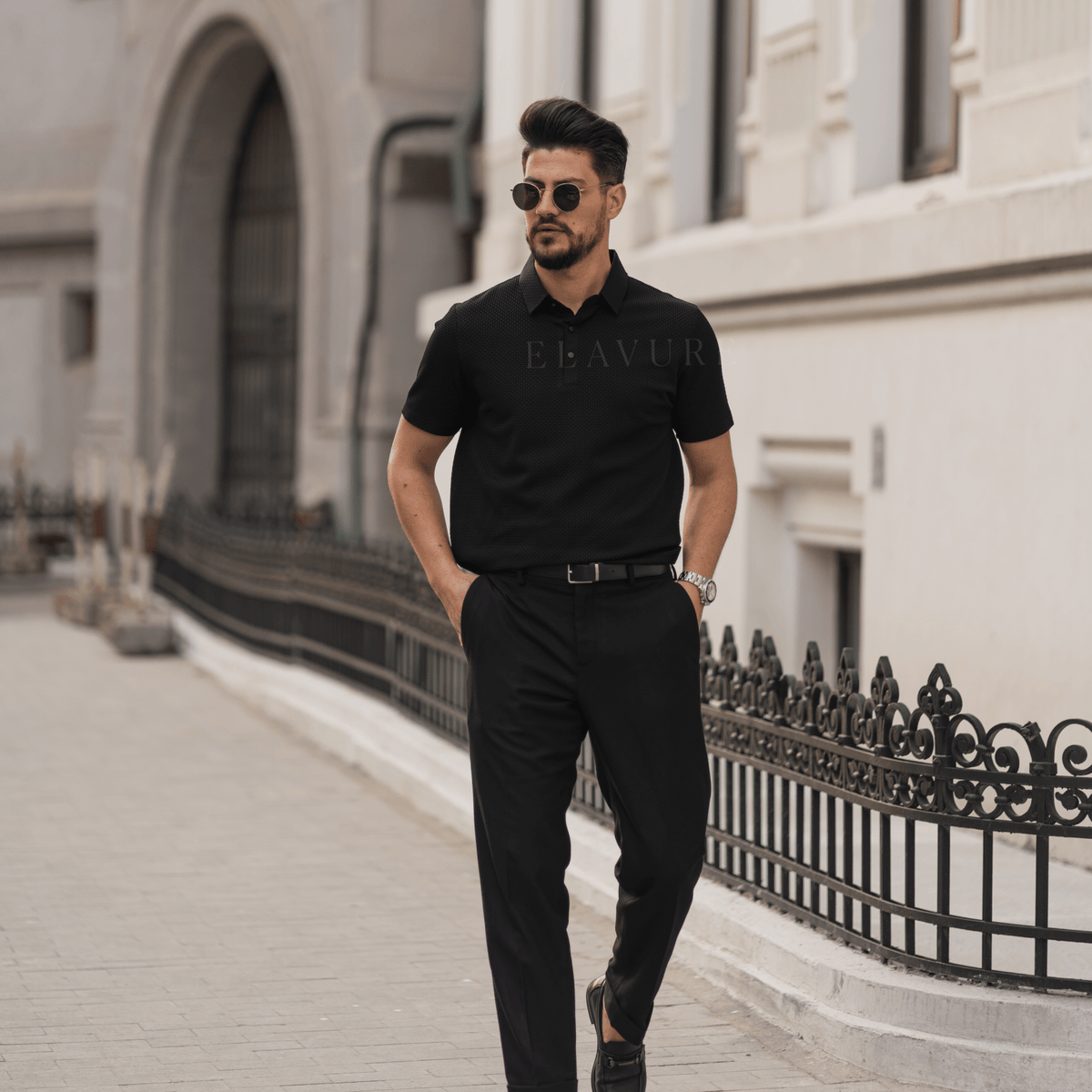 Men's Slim Fit Breathable Polo Shirt