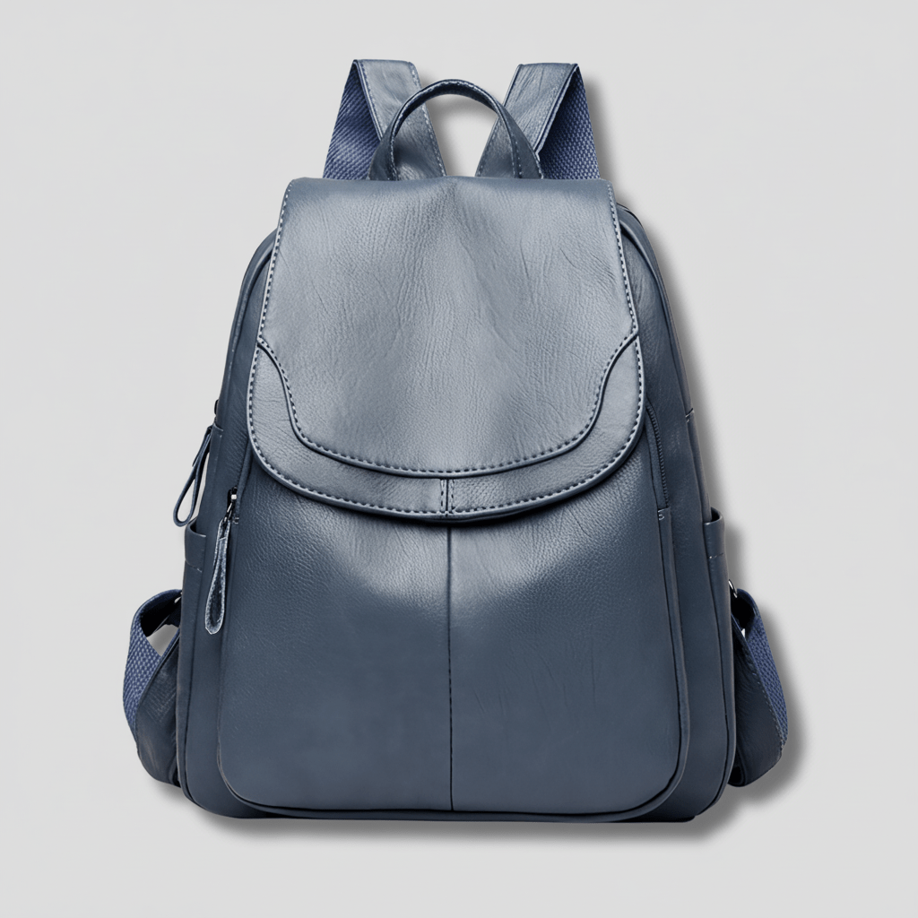 Elegant Anti-Theft Leather Backpack for Women