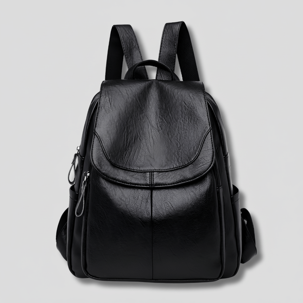 Elegant Anti-Theft Leather Backpack for Women
