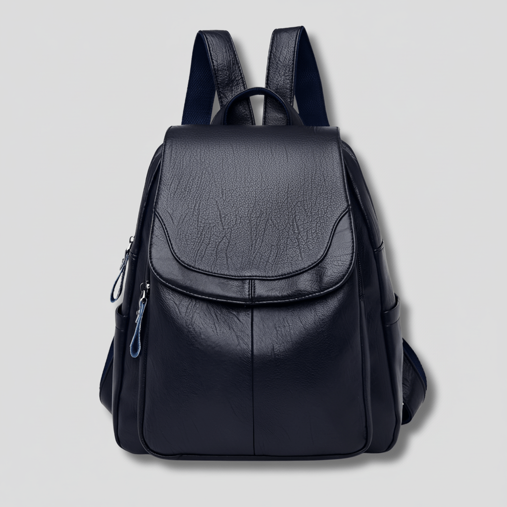 Elegant Anti-Theft Leather Backpack for Women