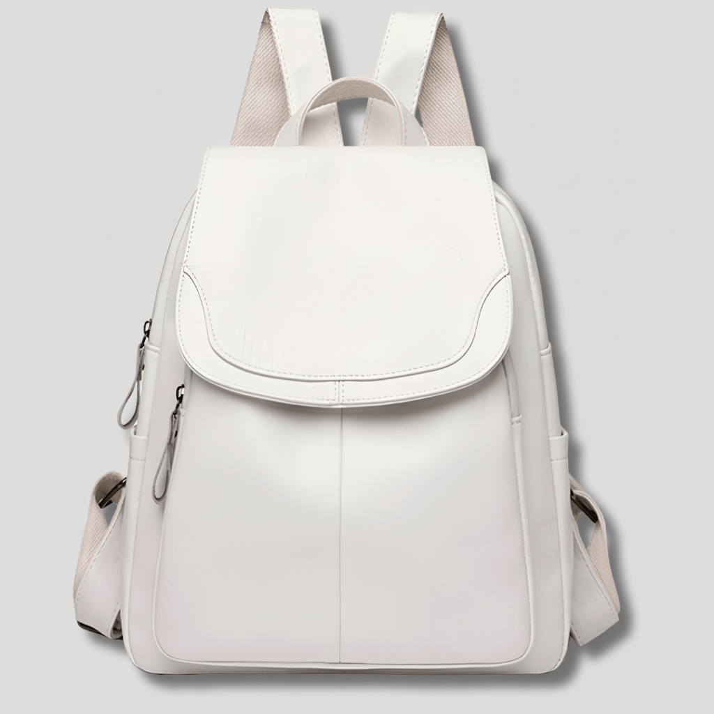 Elegant Anti-Theft Leather Backpack for Women