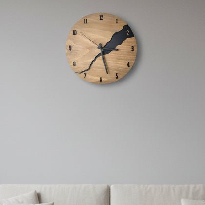 Elegant Wooden Wall Clock for Timeless Modern Home Styling