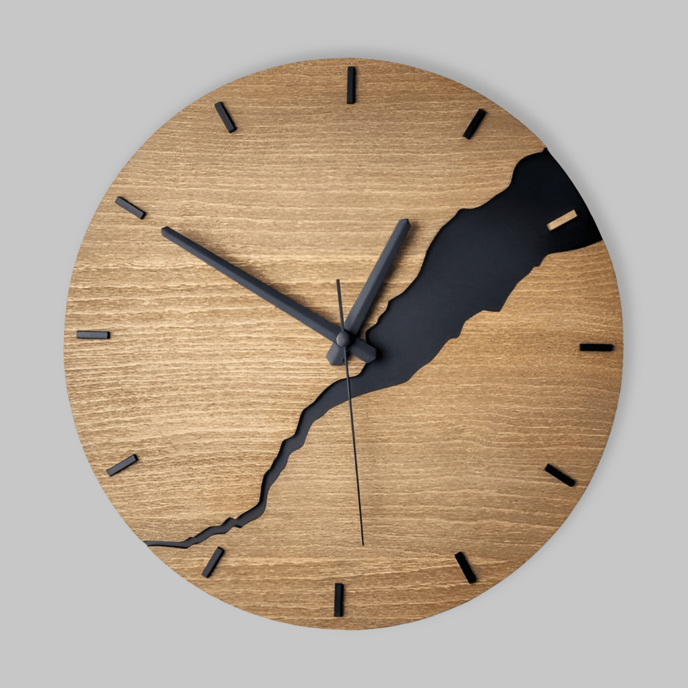 Elegant Wooden Wall Clock for Timeless Modern Home Styling