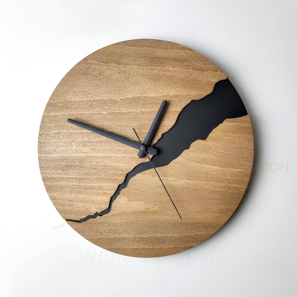 Elegant Wooden Wall Clock for Timeless Modern Home Styling