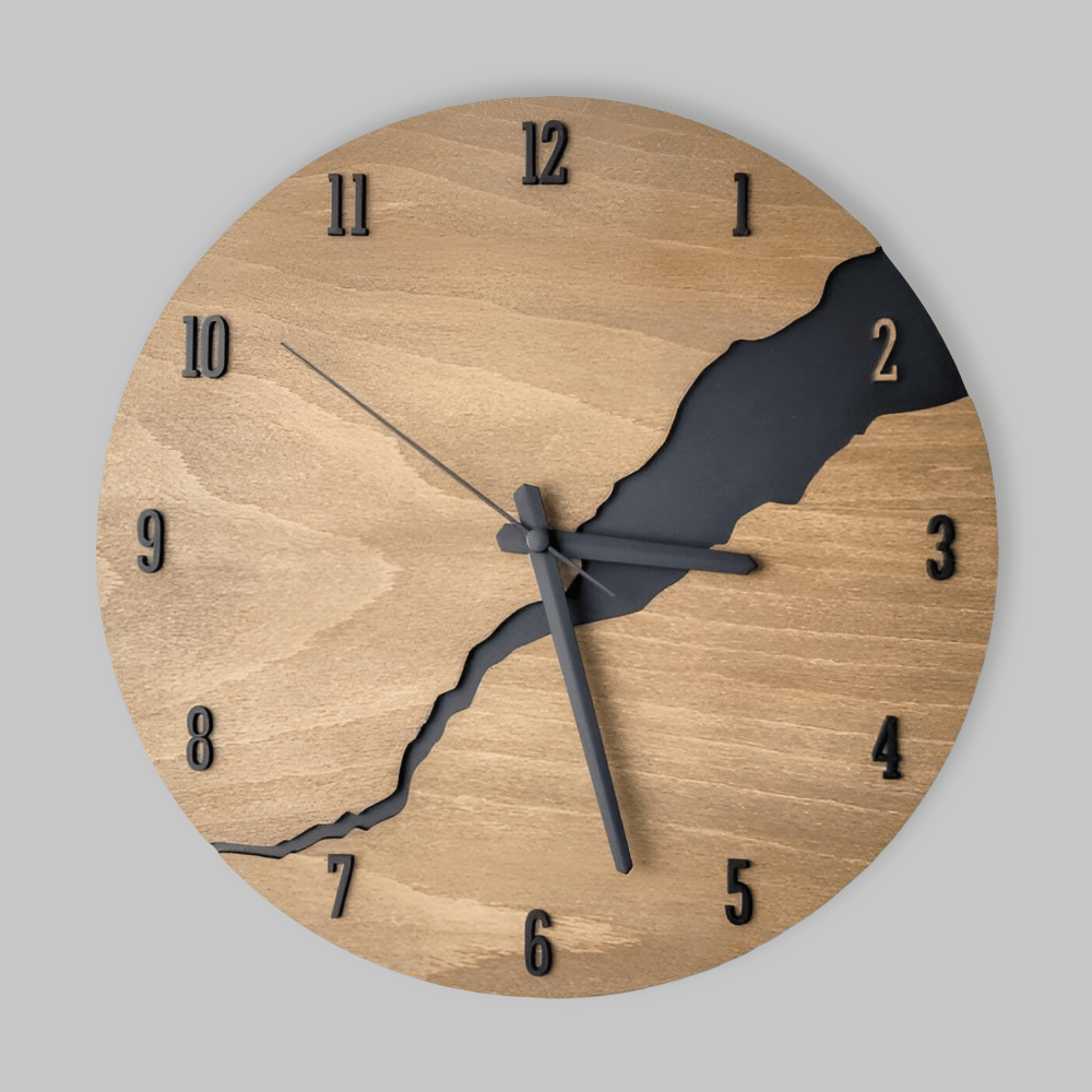 Elegant Wooden Wall Clock for Timeless Modern Home Styling