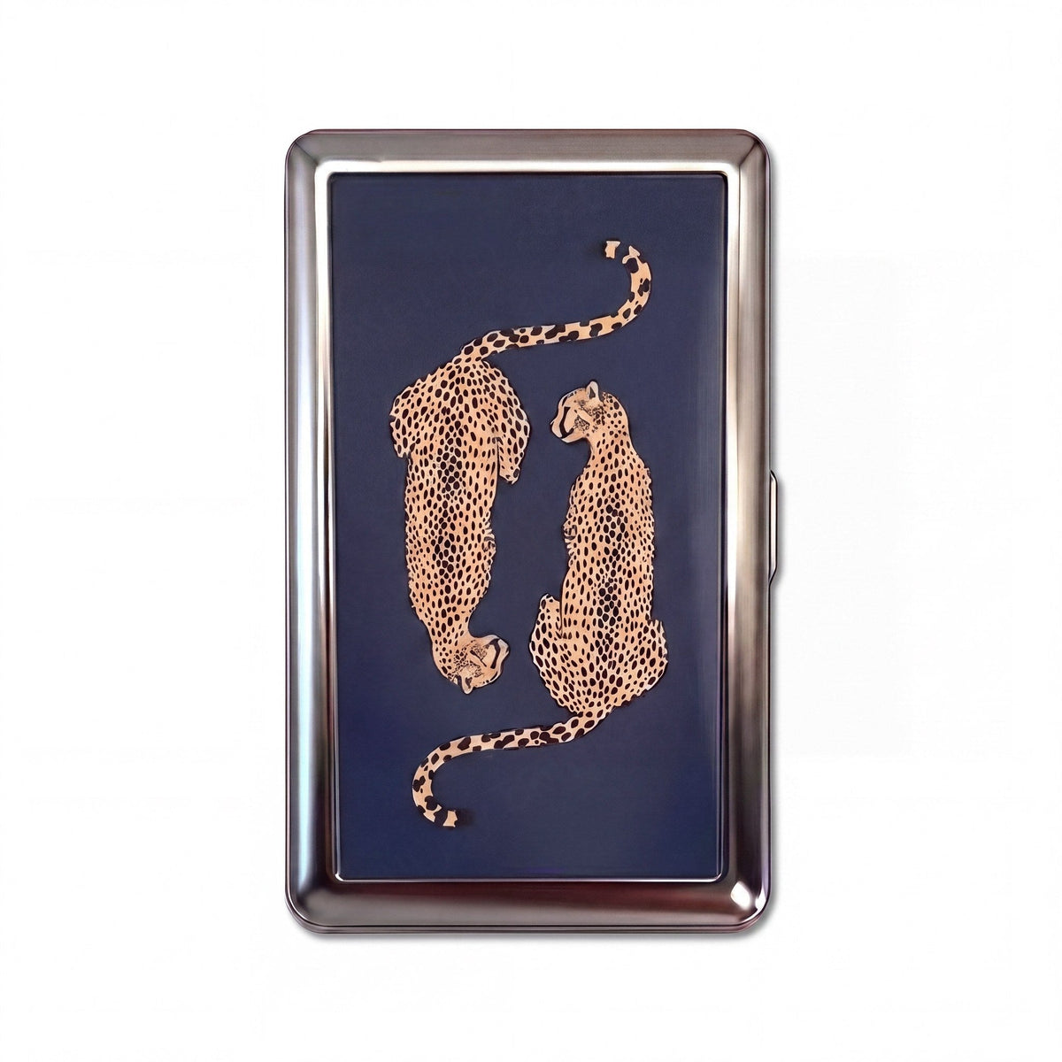 Leopard Tin Cardholder Wallet